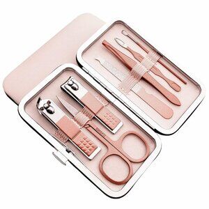 7pcs Manicure Set, Nail Clippers Kit, Stainless Steel Manicure Kit, Nail Clippin